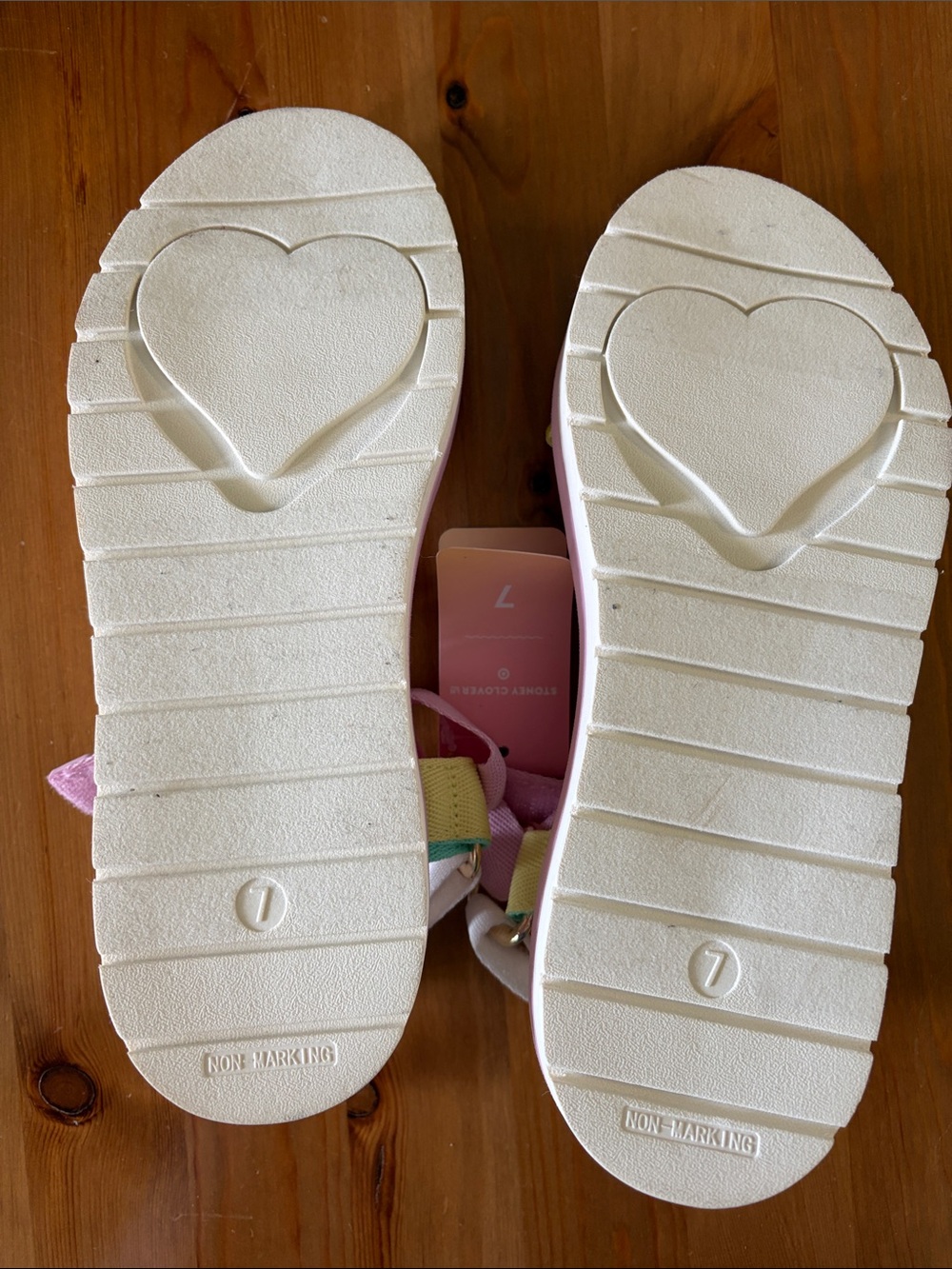 Stoney Clover x Target Pastel Colorblock Sandals - Pink, Yellow, Mint - Picture 4 of 5
